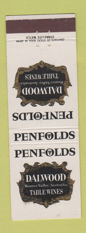 Matchbook Cover - Penfolds Dalwood Table Wines Tempe Australia