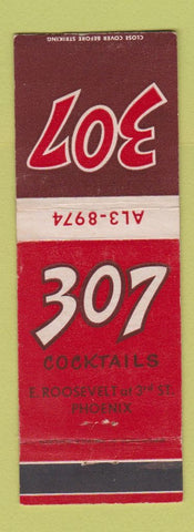 Matchbook Cover - 307 Cocktails Phoenix AZ