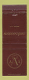 Matchbook Cover - Ambassadeurs Mexico DF