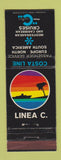 Matchbook Cover - Linea C Costa Line Cruise
