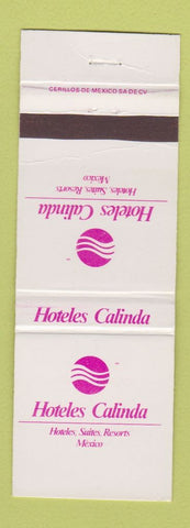 Matchbook Cover - Hoteles Calinda Mexico