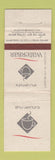 Matchbook Cover - Shu Uemura Waterbar Israel?
