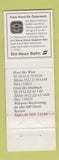 Matchbook Cover - Hotel Ibis Memphis International Wien Innsbruck Switzerland