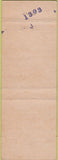 Matchbook Cover - Geo Williams Realtor Hawthorne NJ