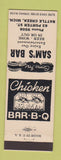 Matchbook Cover - Sam's Bar Battle Creek MI