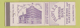 Matchbook Cover - Peoples Savings Bank Port Huron Marysville MI