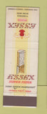 Matchbook Cover - Essex Cigarettes Switzerland?