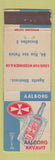 Matchbook Cover - Aalborg Liquor Brussels Belgium WEAR