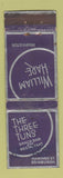 Matchbook Cover - Three Tuns Restaurant Edinburgh WEAR