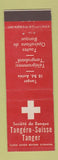 Matchbook Cover - Tangero Suisse Tanger