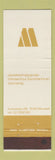Matchbook Cover - Verzekeringsgroep Winterthur Eendracht en Voorzorg Brussels
