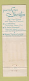 Matchbook Cover - Sheraton Hotel San Juan Puerto Rico