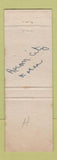 Matchbook Cover - Far East Exchange