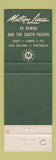 Matchbook Cover - Matson Lines Cruise Hawaii