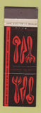 Matchbook Cover - Canterbury Restaurant Brussels Belgium