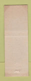 Matchbook Cover - Hotel Cacique Sao Paulo Brazil