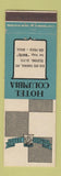 Matchbook Cover - Hotel Columbia Sao Paulo Brazil