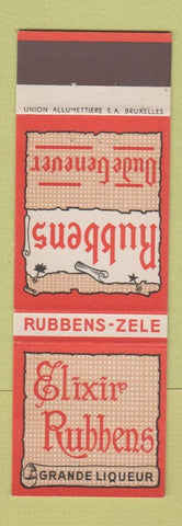 Matchbook Cover - Elixir Rubbens Liquors Belgium