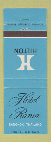 Matchbook Cover - Hilton Hotel Rama Bangkok Thailand
