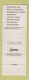 Matchbook Cover - Grabsteine Flaschka Wein