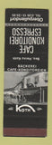 Matchbook Cover - Cafe Konditorei Espresso Backerei Oberpullendorf SAMPLE