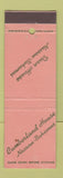 Matchbook Cover - Dean House Nassau Bahamas Cumberland House WEAR