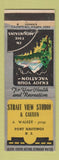 Matchbook Cover - Strait View Studio Canteen Port Hastings NS