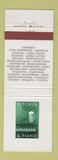 Matchbook Cover - Pitcher & Piano CHAIN UK