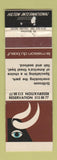 Matchbook Cover - La Maison Du Boeuf Hilton Hotel Brussels Belgium WEAR