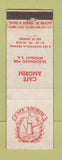 Matchbook Cover - Cafe Amorim Rio De Janeiro Brazil WEAR