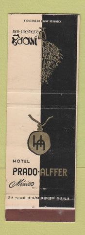 Matchbook Cover - Hotel Prado Alffer Mexico