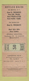 Matchbook Cover - Hotel Prado Alffer Mexico