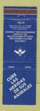 Matchbook Cover - Commission to Eradicate Cattle Borer worms Mexico