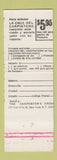 Matchbook Cover - La Cruz del Carpintero Cross made of nails DD Bean