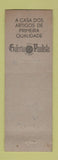 Matchbook Cover - Galeria Paulista Brazil carpet? Fabric?