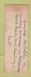 Matchbook Cover - India Match WEAR