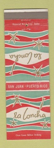 Matchbook Cover - La Concha San Juan Puerto Rico