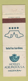Matchbook Cover - Hotels Agrupados Hotasa Hotel Los Bardinos Spain