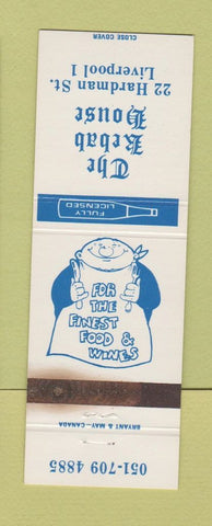 Matchbook Cover - The Kebab House Liverpool UK WEAR