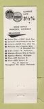 Matchbook Cover - Detroit and Norther Savings Loan MI