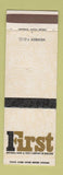 Matchbook Cover - First NATional Bank and Trust Midland MI
