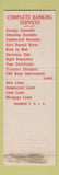 Matchbook Cover - Midland National Bank Midland MI