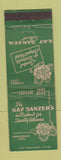 Matchbook Cover - Kay Danzer's Flowers Detroit MI WEAR