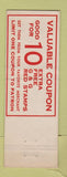 Matchbook Cover - Good as Gold Trading Stamps Grand Rapids MI
