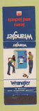 Matchbook Cover - Wrangler Jeans Belgium gilie WEAR