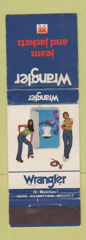 Matchbook Cover - Wrangler Jeans Belgium gilie WEAR