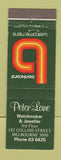Matchbook Cover - Petere Lane Jewelry Melbourne Australia