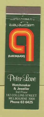 Matchbook Cover - Petere Lane Jewelry Melbourne Australia
