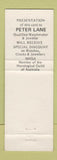 Matchbook Cover - Petere Lane Jewelry Melbourne Australia