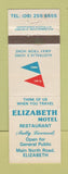 Matchbook Cover - Elizabeth Motel Australia
